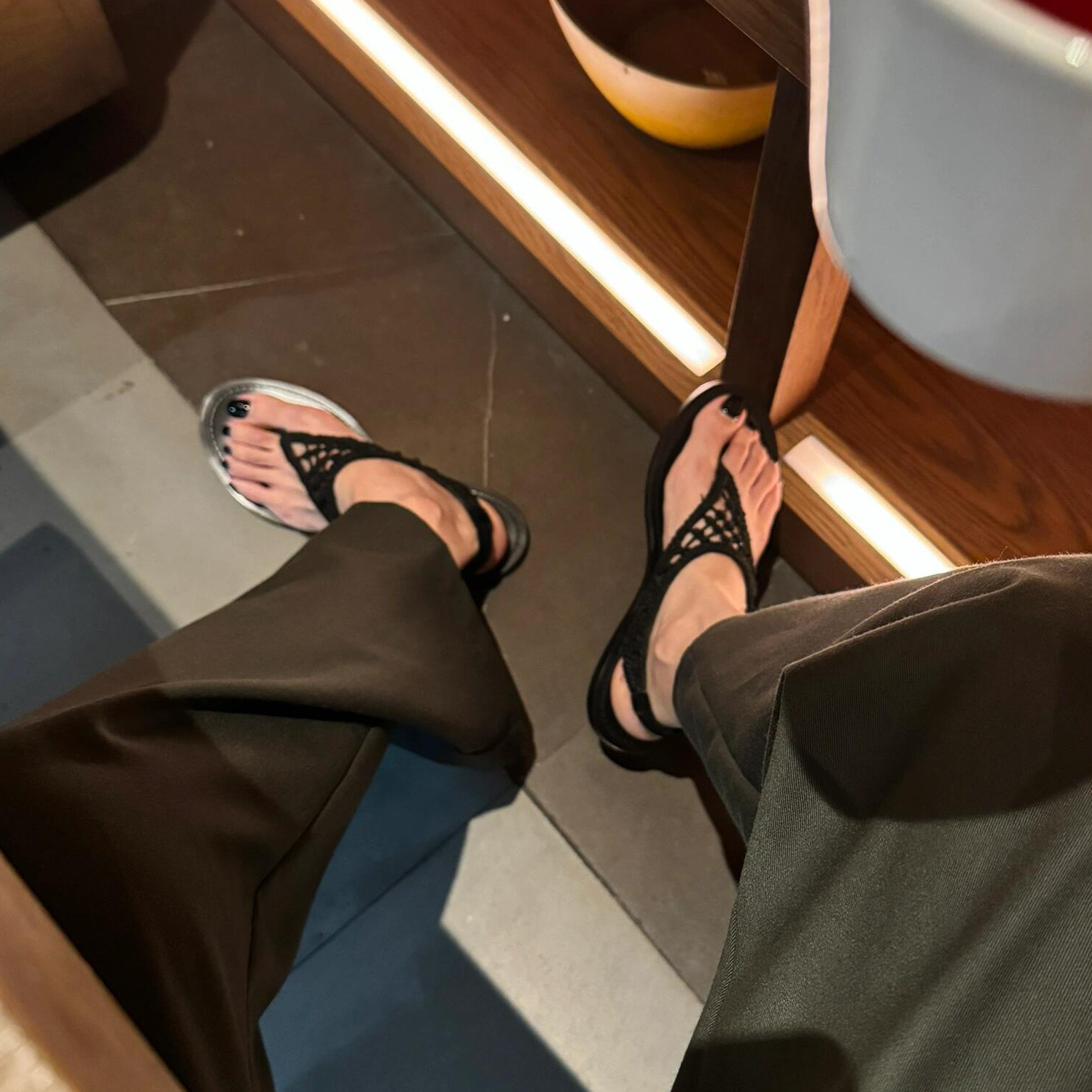 Sheepskin version hand-woven toe sandals for women's summer flat leather foot sandals for women